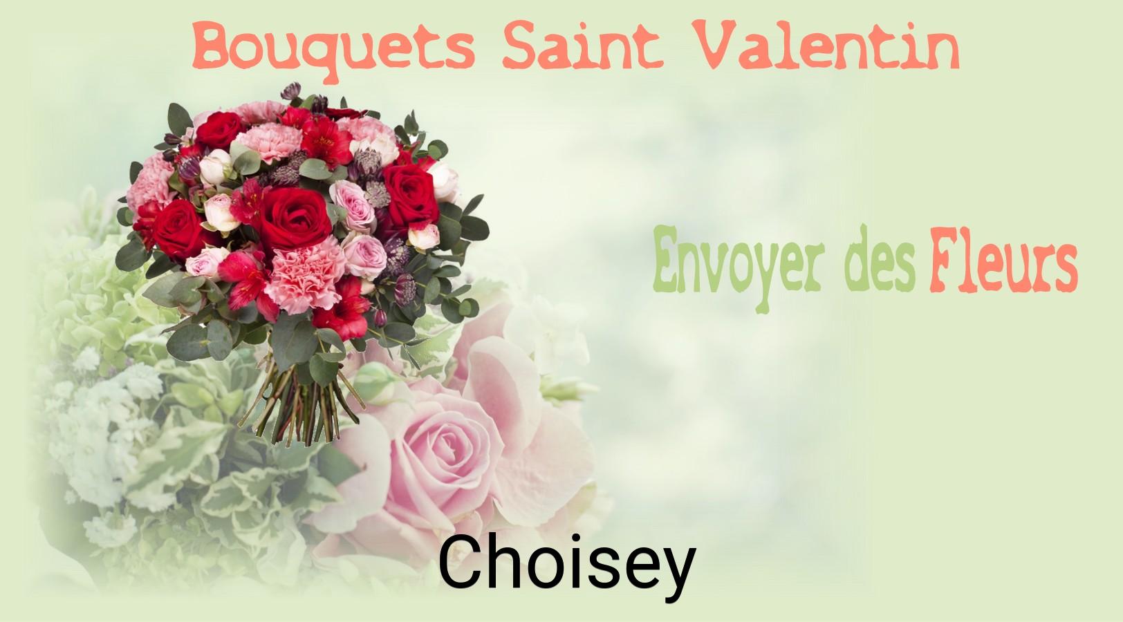 Roses de Saint-Valentin livrées à Choisey